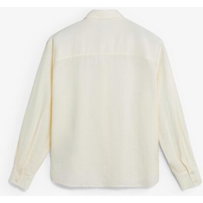 Scalpers Camisa de mujer de manga larga con pliegues en los hombros. (XL) Crudo mujer Scalpers Camisa de mujer de manga larga con pliegues en los hombros. (XL) Crudo mujer