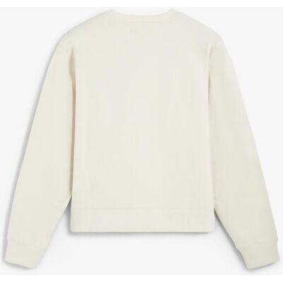 Scalpers Sudadera de mujer de algodón con cuello redondo. (XS) Natural mujer Scalpers Sudadera de mujer de algodón con cuello redondo. (XS) Natural mujer