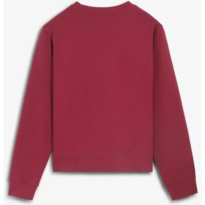 Scalpers Sudadera de mujer regular fit con cuello redondo. (XL) Cereza mujer Scalpers Sudadera de mujer regular fit con cuello redondo. (XL) Cereza mujer