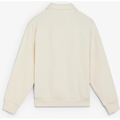 Scalpers Sudadera de mujer relaxed fit con cuello polo. (M) Crudo mujer Scalpers Sudadera de mujer relaxed fit con cuello polo. (M) Crudo mujer