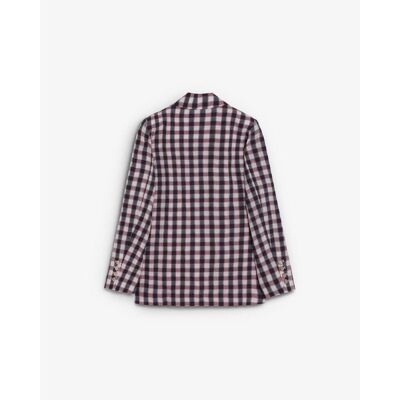 Scalpers Blazer de mujer slim fit de cuadros vichy. (34) Multicolor mujer Scalpers Blazer de mujer slim fit de cuadros vichy. (34) Multicolor mujer