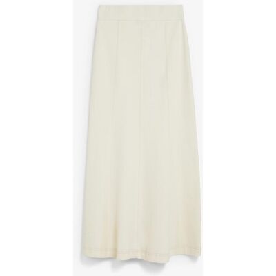 Scalpers Falda de punto midi con cintura elástica. (42) Crudo mujer Scalpers Falda de punto midi con cintura elástica. (42) Crudo mujer