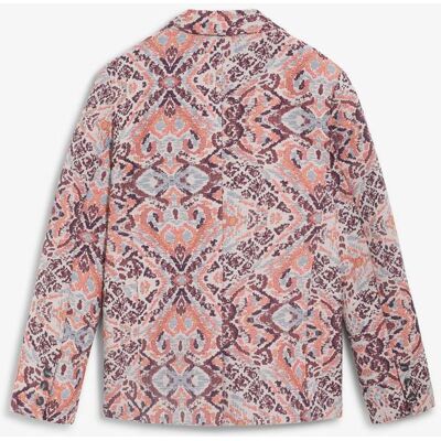Scalpers Blazer de mujer cruzada en tejido jacquard. (38) Púrpura mujer Scalpers Blazer de mujer cruzada en tejido jacquard. (38) Púrpura mujer