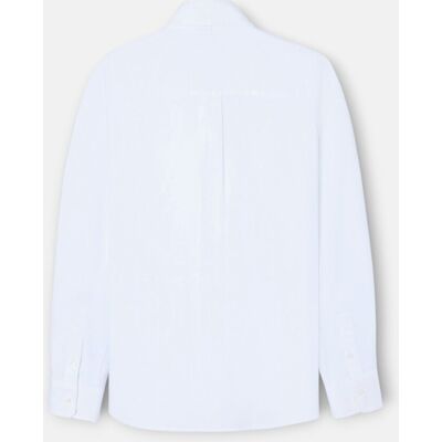 Silbon Camisa lazada blanca. (XL) Blanco mujer Silbon Camisa lazada blanca. (XL) Blanco mujer