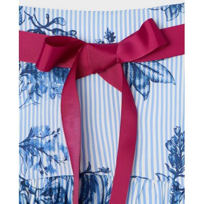 Silbon Falda larga estampado rayas celeste azules. (34) Azul mujer Silbon Falda larga estampado rayas celeste azules. (34) Azul mujer