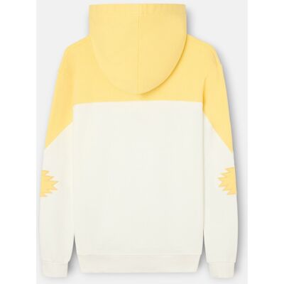 Silbon Sudadera woman estrella bicolor cruda. Marrón mujer Silbon Sudadera woman estrella bicolor cruda. Marrón mujer