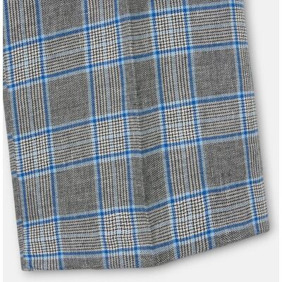 Silbon Pantalón recto de mujer cuadros marino. (36) Gris oscuro mujer Silbon Pantalón recto de mujer cuadros marino. (36) Gris oscuro mujer