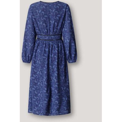 Pepe Jeans Vestido largo de mujer estampado paisley. (40) Azul mujer Pepe Jeans Vestido largo de mujer estampado paisley. (40) Azul mujer