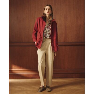 Lloyd's Parka ligera de mujer con capucha. (40) Bermellon mujer Lloyd's Parka ligera de mujer con capucha. (40) Bermellon mujer