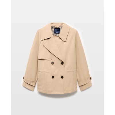 Lloyd's Parka de mujer corta con goma en cintura. (44) Beige mujer Lloyd's Parka de mujer corta con goma en cintura. (44) Beige mujer