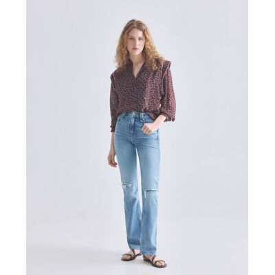 Boss Camisa de manga larga georgette.. (40) Multicolor mujer Boss Camisa de manga larga georgette.. (40) Multicolor mujer