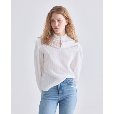 Boss Camisa regular manga larga.. (38) Blanco mujer Boss Camisa regular manga larga.. (38) Blanco mujer
