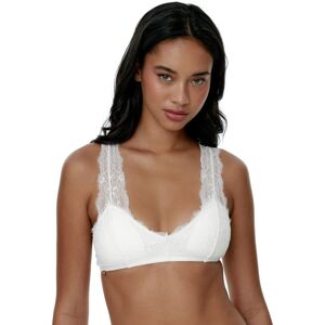 Black Limba Sujetador bralette halter de encaje floral. (85) Crema mujer Black Limba Sujetador bralette halter de encaje floral. (85) Crema mujer