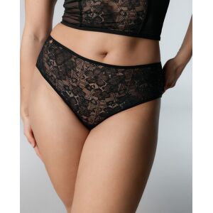 Black Limba Braga alta de encaje floral. (36) Negro mujer Black Limba Braga alta de encaje floral. (36) Negro mujer