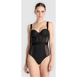 DKNY Body Sheers balconette con tirantes y tejido transparente. (95 - Copa D) Negro mujer DKNY Body Sheers balconette con tirantes y tejido transparente. (95 - Copa D) Negro mujer