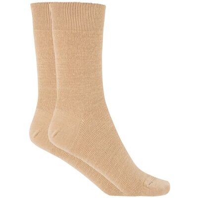 Blanco Calcetines cortos de mujer de orlón lisos - Termic. Hecho en España. Beige mujer Blanco Calcetines cortos de mujer de orlón lisos - Termic. Hecho en España. Beige mujer