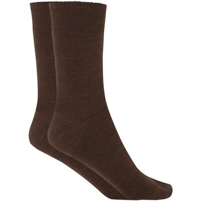 Blanco Calcetines cortos de mujer de orlón lisos - Termic. Hecho en España. Marrón oscuro mujer Blanco Calcetines cortos de mujer de orlón lisos - Termic. Hecho en España. Marrón oscuro mujer