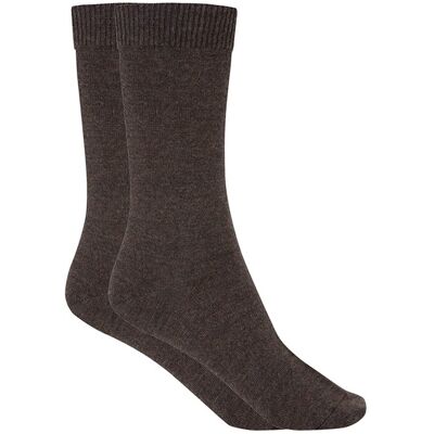 Blanco Calcetines cortos de mujer de lana mercerizada lisos. Hecho en España. Marrón oscuro mujer Blanco Calcetines cortos de mujer de lana mercerizada lisos. Hecho en España. Marrón oscuro mujer