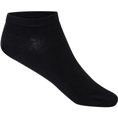 Blanco Calcetin de mujer corto liso. (única) Negro mujer Blanco Calcetin de mujer corto liso. (única) Negro mujer
