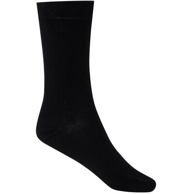 Blanco Calcetin de mujer largo liso. (única) Negro mujer Blanco Calcetin de mujer largo liso. (única) Negro mujer