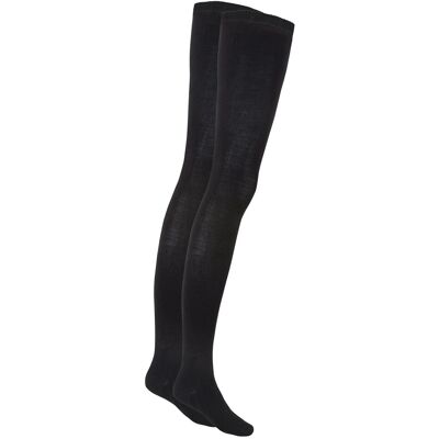 Blanco Leotardo de orlón liso. (M) Negro mujer Blanco Leotardo de orlón liso. (M) Negro mujer