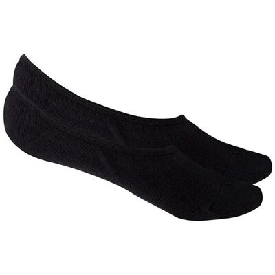 Blanco Pack de 2 pares pinkies de mujer de algodón invisibles. (36-42) Negro mujer Blanco Pack de 2 pares pinkies de mujer de algodón invisibles. (36-42) Negro mujer