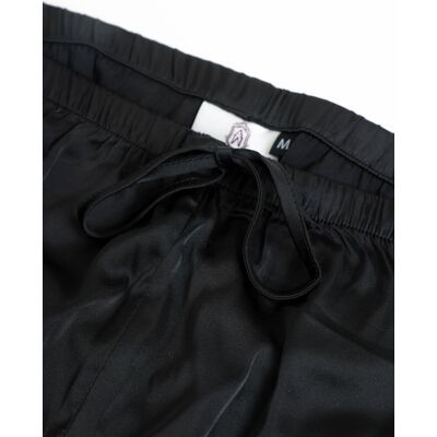 Admas Pijama abierto largo de mujer de tela satén con plumas removibles. (44) Negro mujer Admas Pijama abierto largo de mujer de tela satén con plumas removibles. (44) Negro mujer