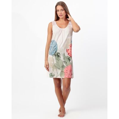 Admas Camisón corto de mujer de punto viscosa con detalles de puntilla lencera. (40) Rosa mujer Admas Camisón corto de mujer de punto viscosa con detalles de puntilla lencera. (40) Rosa mujer