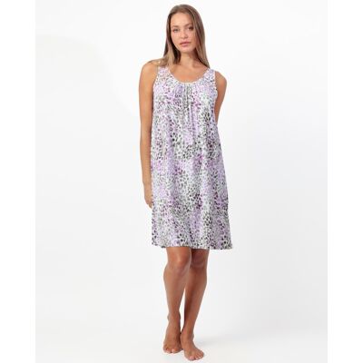 Admas Camisón midi de mujer de punto estampado en color multicolor. (48) Multicolor mujer Admas Camisón midi de mujer de punto estampado en color multicolor. (48) Multicolor mujer
