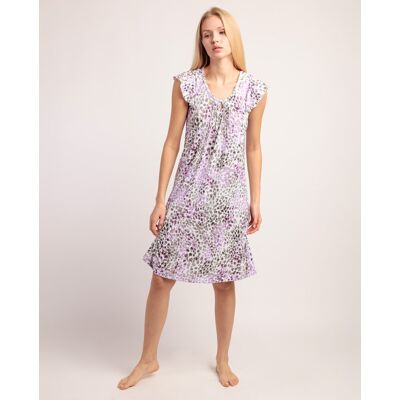 Admas Camisón midi de mujer de punto estampado en color multicolor. (42) Multicolor mujer Admas Camisón midi de mujer de punto estampado en color multicolor. (42) Multicolor mujer