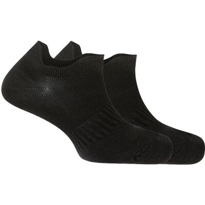 Blanco Pack de 2 pares de calcetines de mujer de bambú con doble lengüeta. (Única) Negro mujer Blanco Pack de 2 pares de calcetines de mujer de bambú con doble lengüeta. (Única) Negro mujer