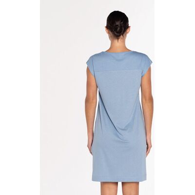 Blanco Camisón de mujer largo de bambú y algodón. (36) Azul celeste mujer Blanco Camisón de mujer largo de bambú y algodón. (36) Azul celeste mujer