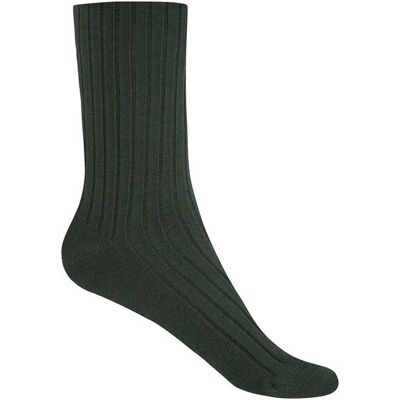 Blanco Calcetines cortos de mujer de bambú de canalé - puño no aprieta. Hecho en España. (única) Verde mujer Blanco Calcetines cortos de mujer de bambú de canalé - puño no aprieta. Hecho en España. (única) Verde mujer