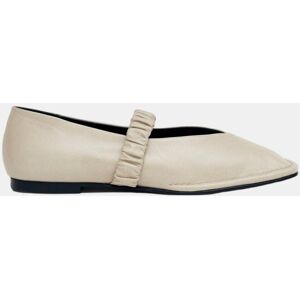 ALOHAS Bailarinas de mujer con punta cuadrada. (38) Crema mujer ALOHAS Bailarinas de mujer con punta cuadrada. (38) Crema mujer