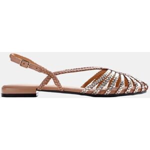 Gioseppo Sandalias cangrejeras piel trenzada. (41) Plata mujer Gioseppo Sandalias cangrejeras piel trenzada. (41) Plata mujer