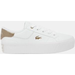 Lacoste Zapatillas Ziane Platform de piel de mujer en blanco. (37,5) Bronce mujer Lacoste Zapatillas Ziane Platform de piel de mujer en blanco. (37,5) Bronce mujer