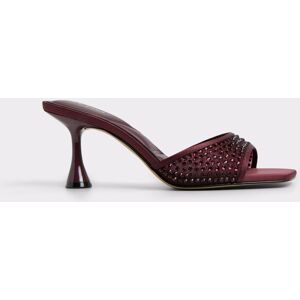 ALDO Sandalias de tacón de mujer con punta cuadrada. (37) Burdeos mujer ALDO Sandalias de tacón de mujer con punta cuadrada. (37) Burdeos mujer