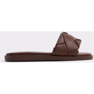 ALDO Sandalias planas de mujer con punta cuadrada. (37) Marrón mujer ALDO Sandalias planas de mujer con punta cuadrada. (37) Marrón mujer