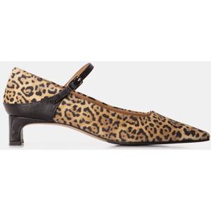 Farrutx Zapatos de salón confeccionados en serraje y piel grabado lagarto. (39) Estampado mujer Farrutx Zapatos de salón confeccionados en serraje y piel grabado lagarto. (39) Estampado mujer