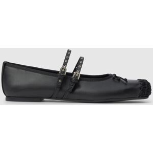 Castañer Bailarina de mujer plana en serraje con cierre de hebilla. (38) Negro mujer Castañer Bailarina de mujer plana en serraje con cierre de hebilla. (38) Negro mujer