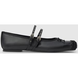 Castañer Bailarina de mujer plana en serraje con cierre de hebilla. (40) Negro mujer Castañer Bailarina de mujer plana en serraje con cierre de hebilla. (40) Negro mujer