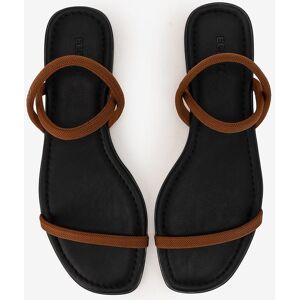 Ecoalf Sandalias de tiras de mujer planas con logo lateral. (40) Beige mujer Ecoalf Sandalias de tiras de mujer planas con logo lateral. (40) Beige mujer