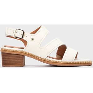 Pikolinos Sandalias de tacón de mujer de piel con hebilla. (41) Blanco mujer Pikolinos Sandalias de tacón de mujer de piel con hebilla. (41) Blanco mujer
