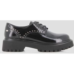 Blogger Zapatos de cordones de mujer estilo oxford con plataforma y tachuelas. (40) Negro mujer Blogger Zapatos de cordones de mujer estilo oxford con plataforma y tachuelas. (40) Negro mujer