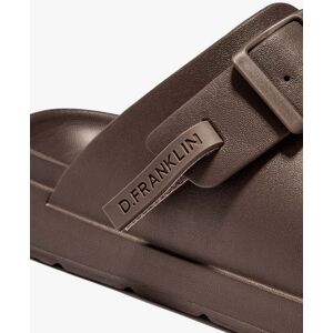 D.Franklin Sandalias de pala unisex con hebilla vibe. (44) Marrón oscuro mujer D.Franklin Sandalias de pala unisex con hebilla vibe. (44) Marrón oscuro mujer
