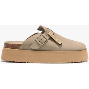 D.Franklin Zuecos de mujer con plataforma en ante Vibe clog. (39) Beige mujer D.Franklin Zuecos de mujer con plataforma en ante Vibe clog. (39) Beige mujer