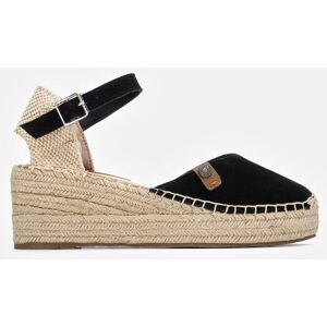 Refresh Alpargatas con cuña de mujer de piel. (38) Negro mujer Refresh Alpargatas con cuña de mujer de piel. (38) Negro mujer