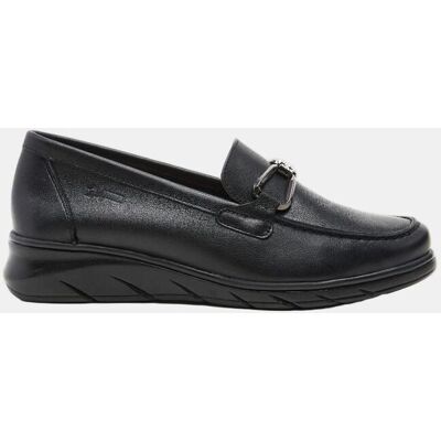 24HRS Mocasin mujer napa con detalle metálico. (38) Negro mujer 24HRS Mocasin mujer napa con detalle metálico. (38) Negro mujer