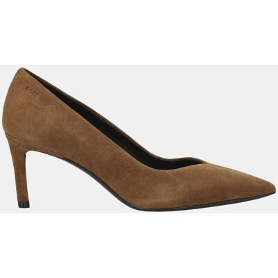 Boss Zapatos de salón de mujer en ante con tacón fino. (38) Marrón mujer Boss Zapatos de salón de mujer en ante con tacón fino. (38) Marrón mujer