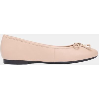 Tommy Hilfiger Bailarina de piel mujer con logo. (38) Arena Rosado mujer Tommy Hilfiger Bailarina de piel mujer con logo. (38) Arena Rosado mujer